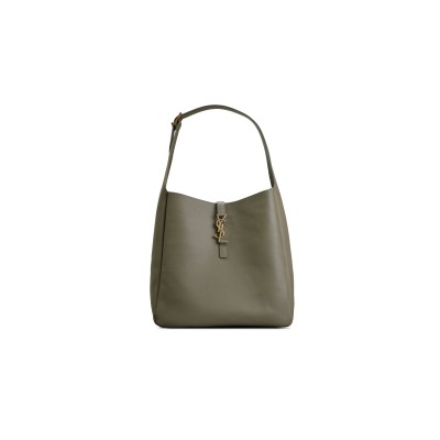 YSL LE 5 À 7 LARGE IN GRAINED LEATHER 753837 (30*31*13cm)